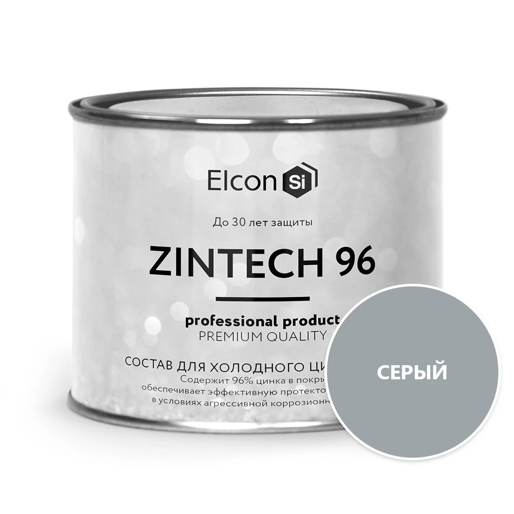 СоставдляхолодногоцинкованияZintech96Elcon(жидкийцинк)серый1кг