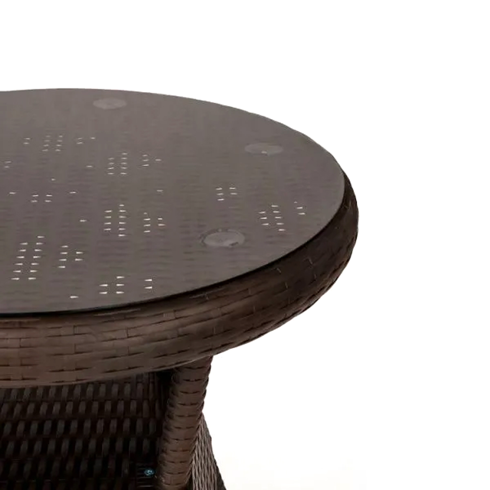 стол садовый круглый пластик