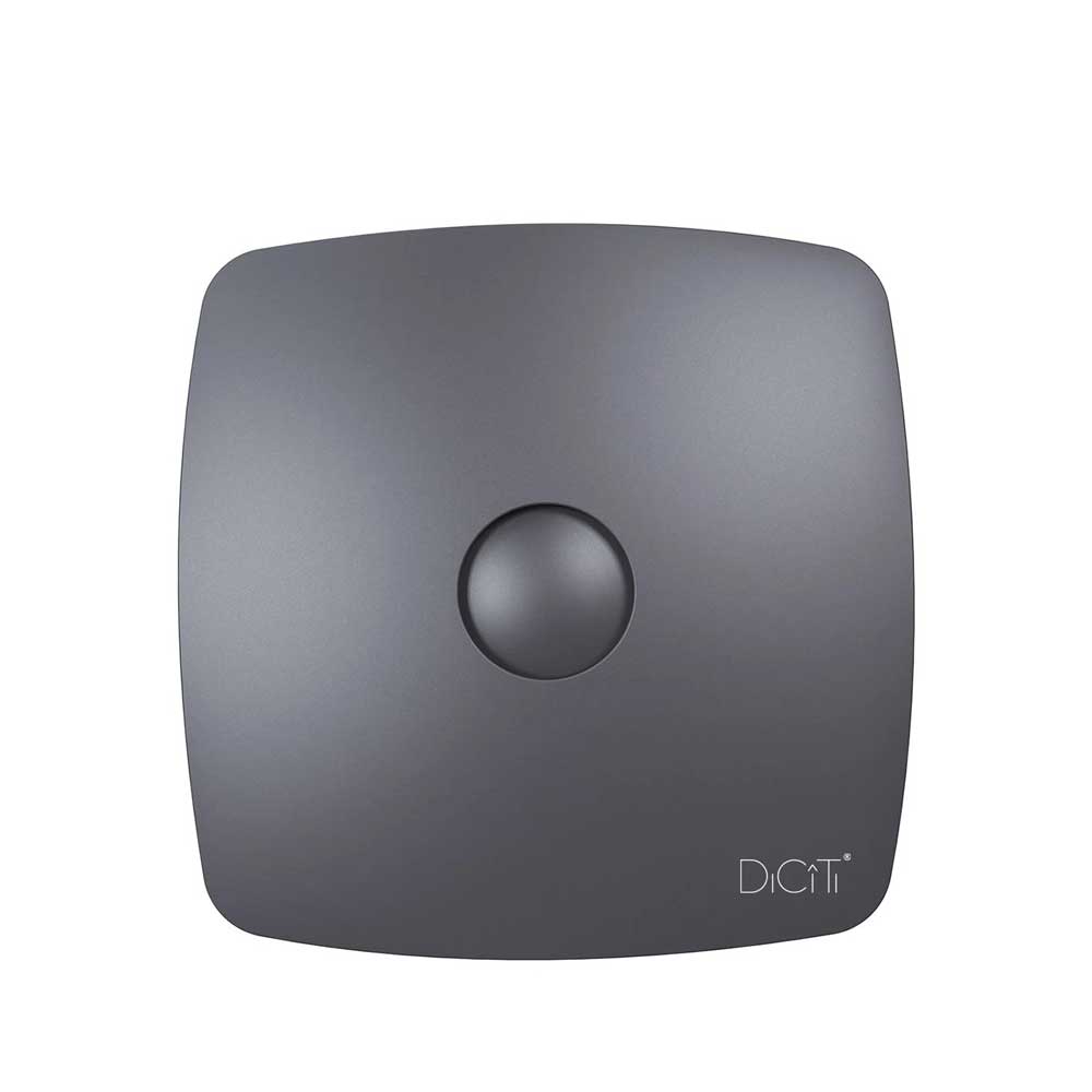 Вентилятор бытовой настенный D 100 RIO 4C Dark gray metal (с обратным ...