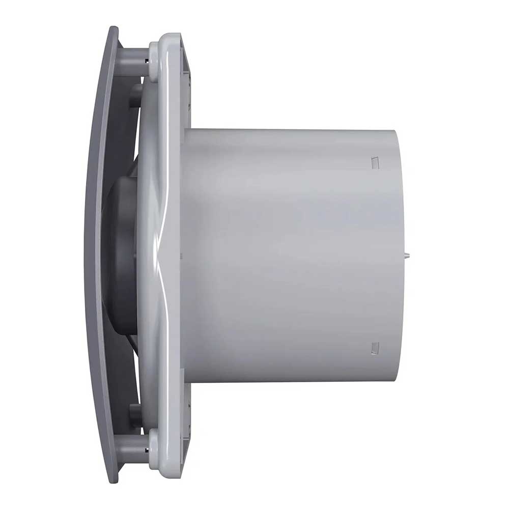 Вентилятор бытовой настенный D 100 RIO 4C Dark gray metal (с обратным ...