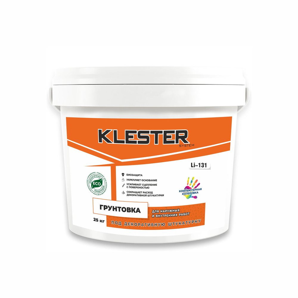 Грунт под декоративную штукатурку KLESTER 25кг в Калининграде