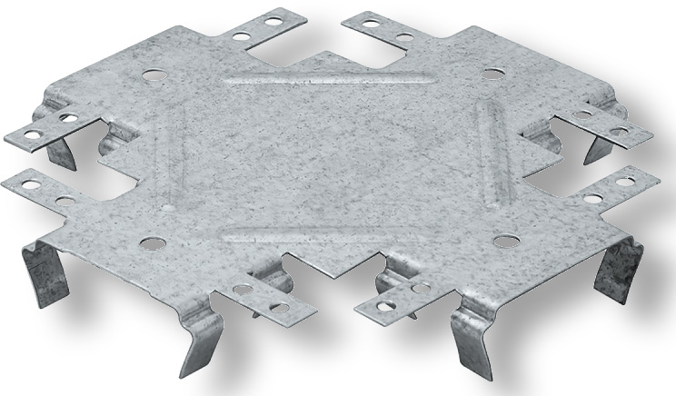 Соединитель профиля одноуровневый 'краб' КНАУФ 0,9мм в Калининграде