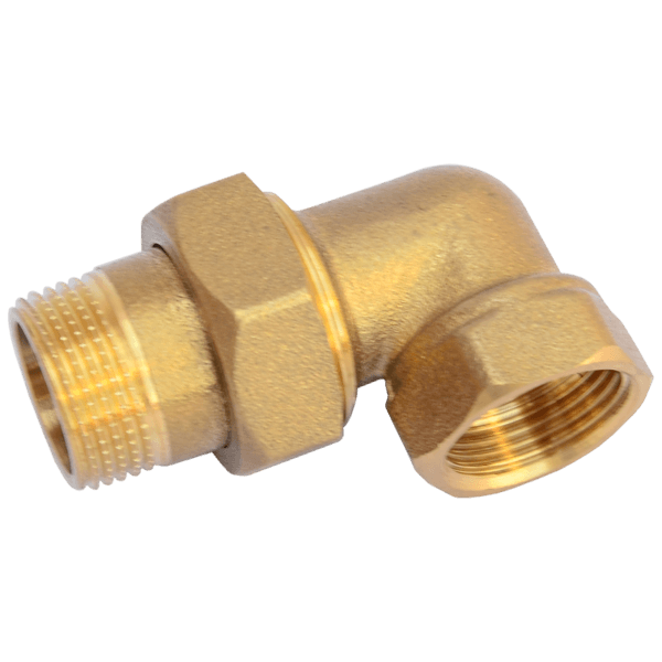Соединение разборное латунное угловое 3/4\" (ВР-НР) американка в ...