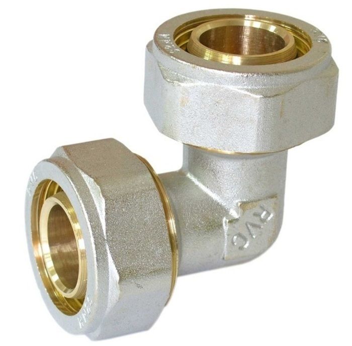 Колено для металлопласт. трубы 16х16мм PEX в Калининграде