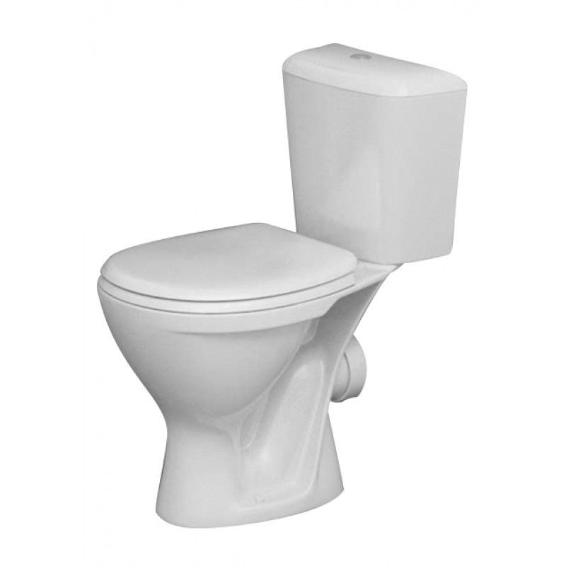 Унитаз-компакт с сиденьем ппр, антибактериальное, гор.выпуск, Pro ...