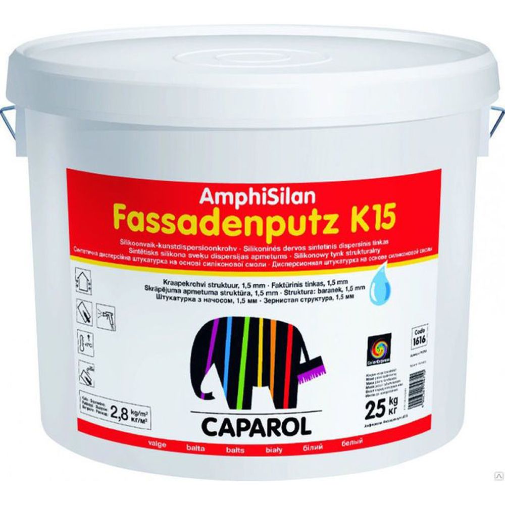 Caparol AMPHISILAN Fassadenputz k 15