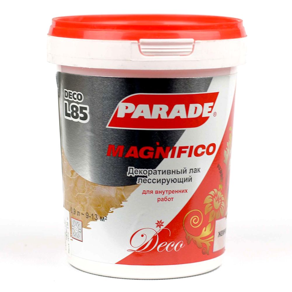 Лессирующий. Декоративный лак Parade deco magnifico l85 жемчуг 0,9л. Parade magnifico декоративный лак лессирующий l85. Лак Parade l85 magnifico жемчуг 0.9 л. Декоративный лак Parade deco magnifico l85 бронза.