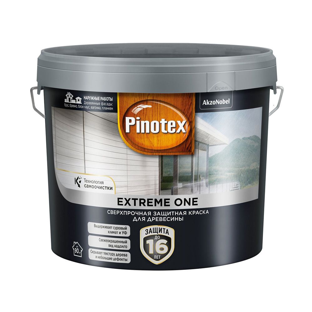 Краска для деревянных фасадов PINOTEX EXTREME ONE База BC 2,35л в  Калининграде