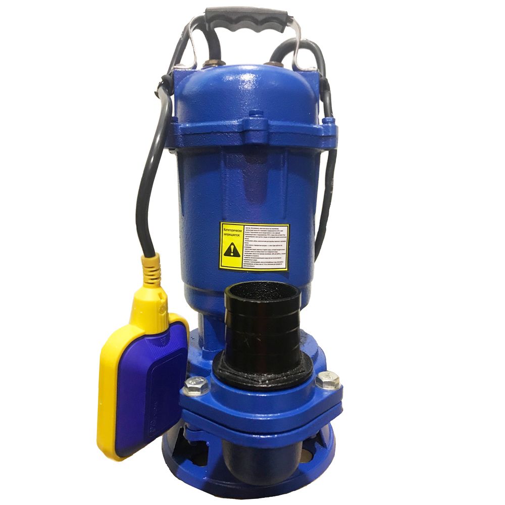 Насос дренажный 750Вт (330 л/мин) погружной, канализационный с ножом ...
