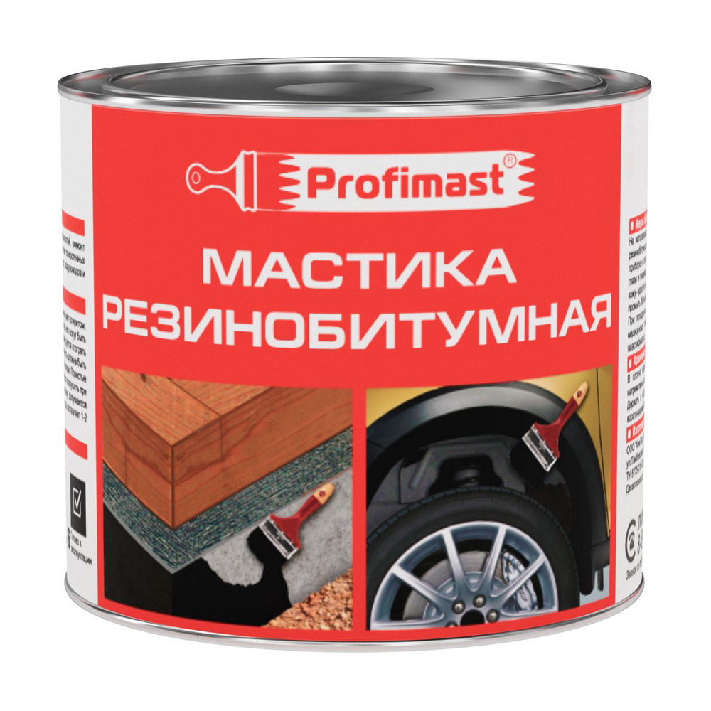 Мастика битумно-резиновая Profimast 2л в Калининграде